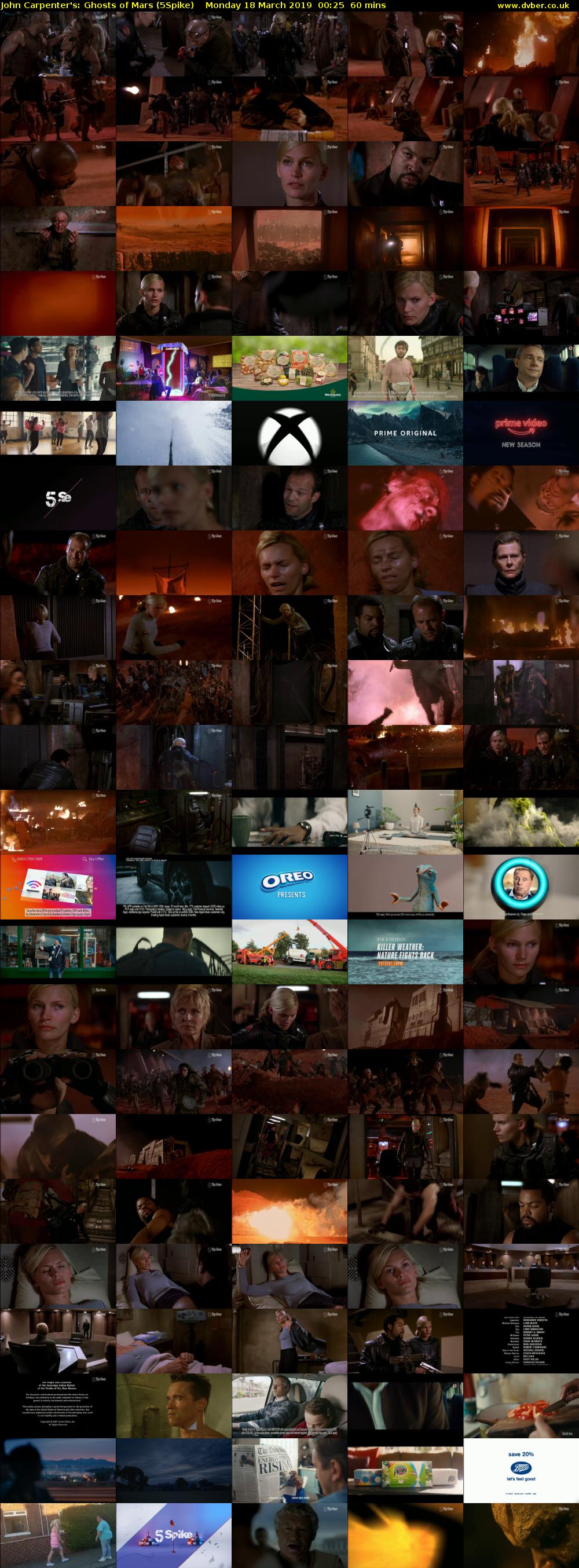 John Carpenter's: Ghosts of Mars (5Spike) Monday 18 March 2019 00:25 - 01:25