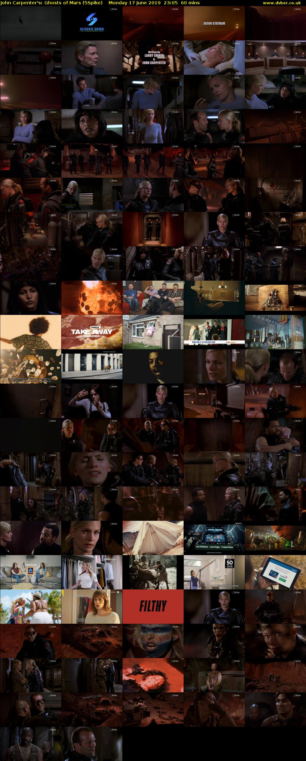 John Carpenter's: Ghosts of Mars (5Spike) Monday 17 June 2019 23:05 - 00:05