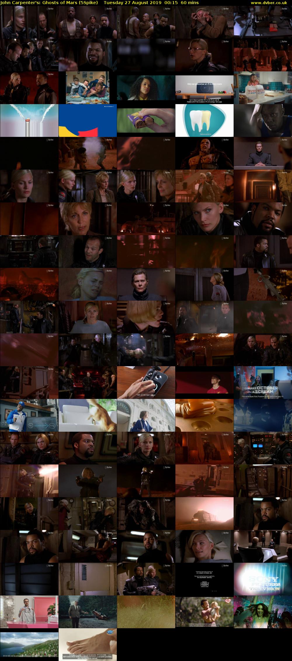 John Carpenter's: Ghosts of Mars (5Spike) Tuesday 27 August 2019 00:15 - 01:15