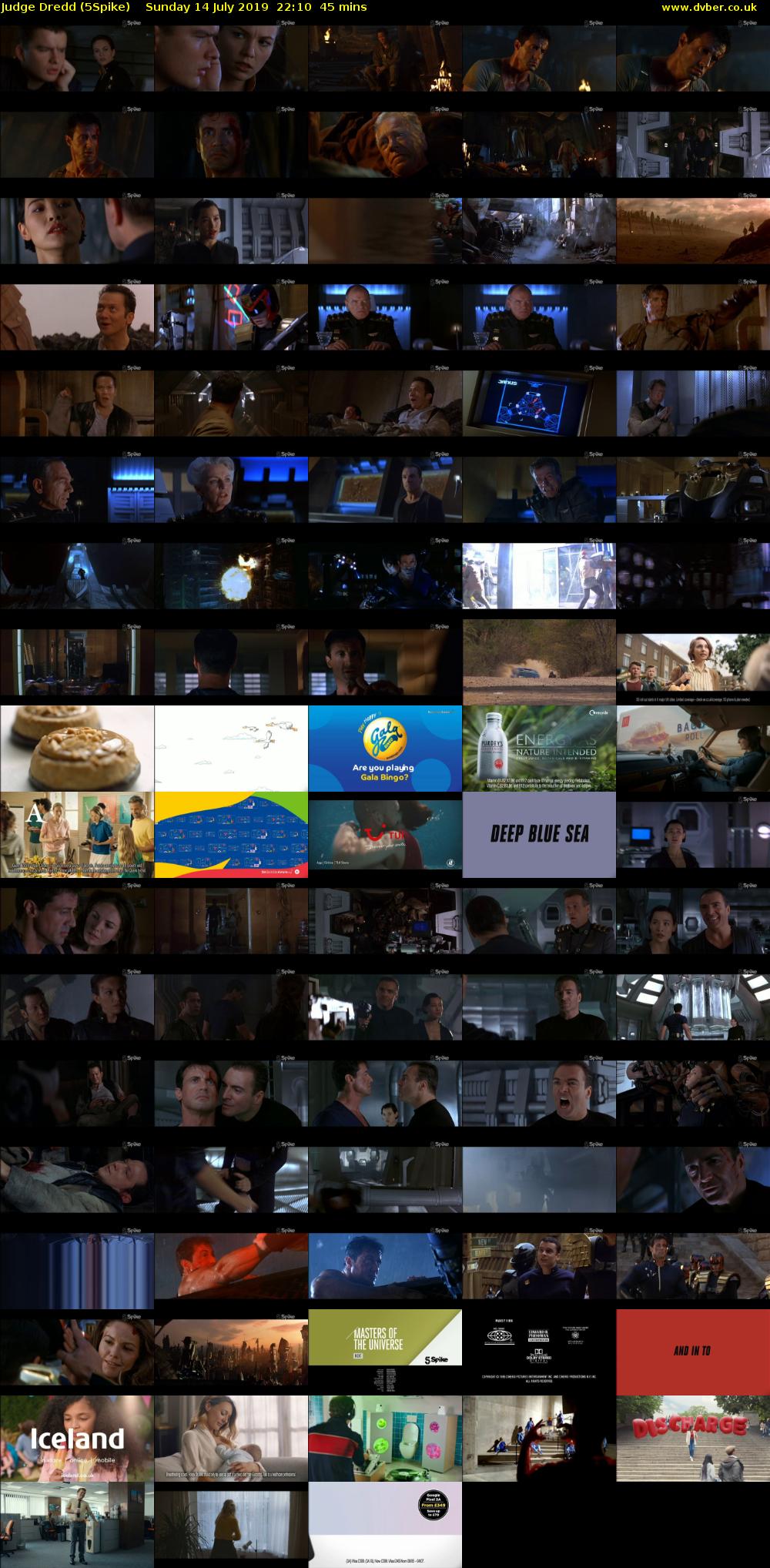 Judge Dredd (5Spike) Sunday 14 July 2019 22:10 - 22:55