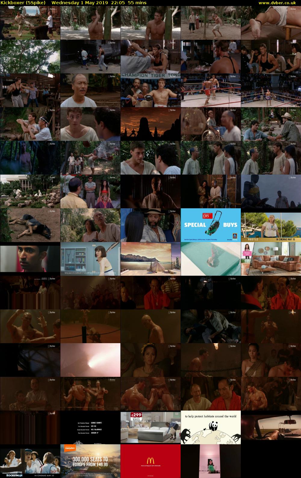 Kickboxer (5Spike) Wednesday 1 May 2019 22:05 - 23:00