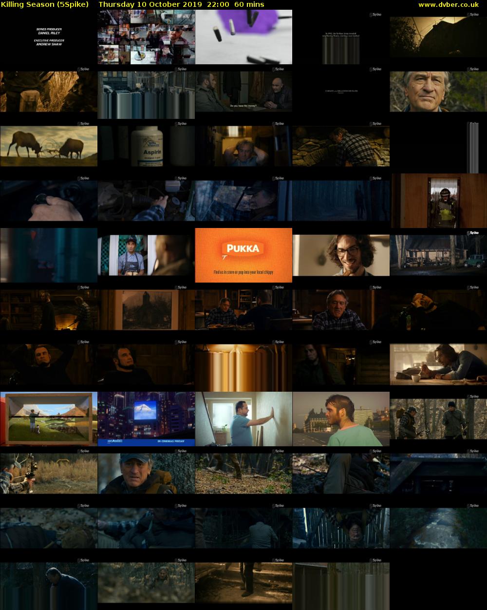 Killing Season (5Spike) Thursday 10 October 2019 22:00 - 23:00