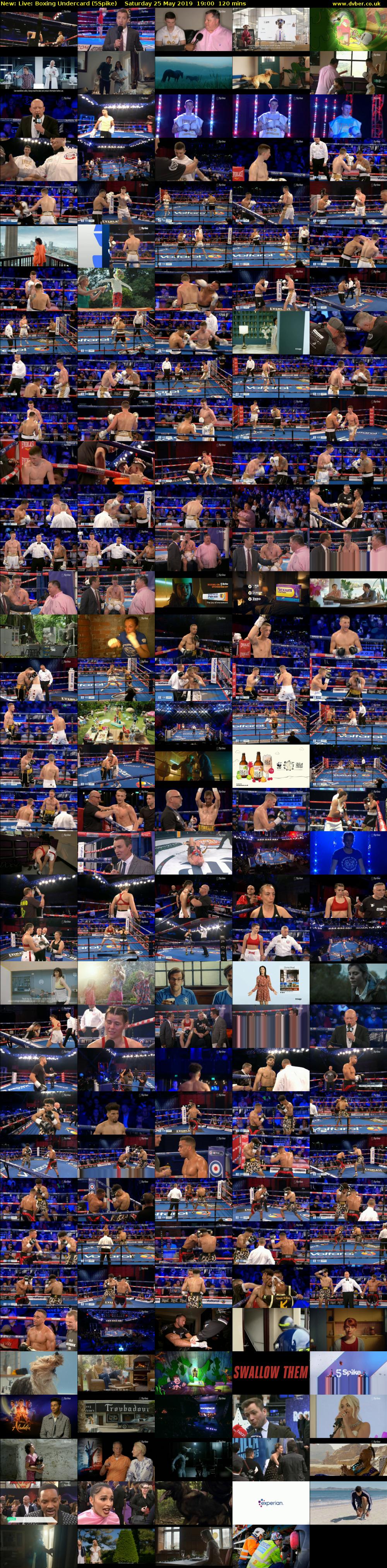 Live: Boxing Undercard (5Spike) Saturday 25 May 2019 19:00 - 21:00
