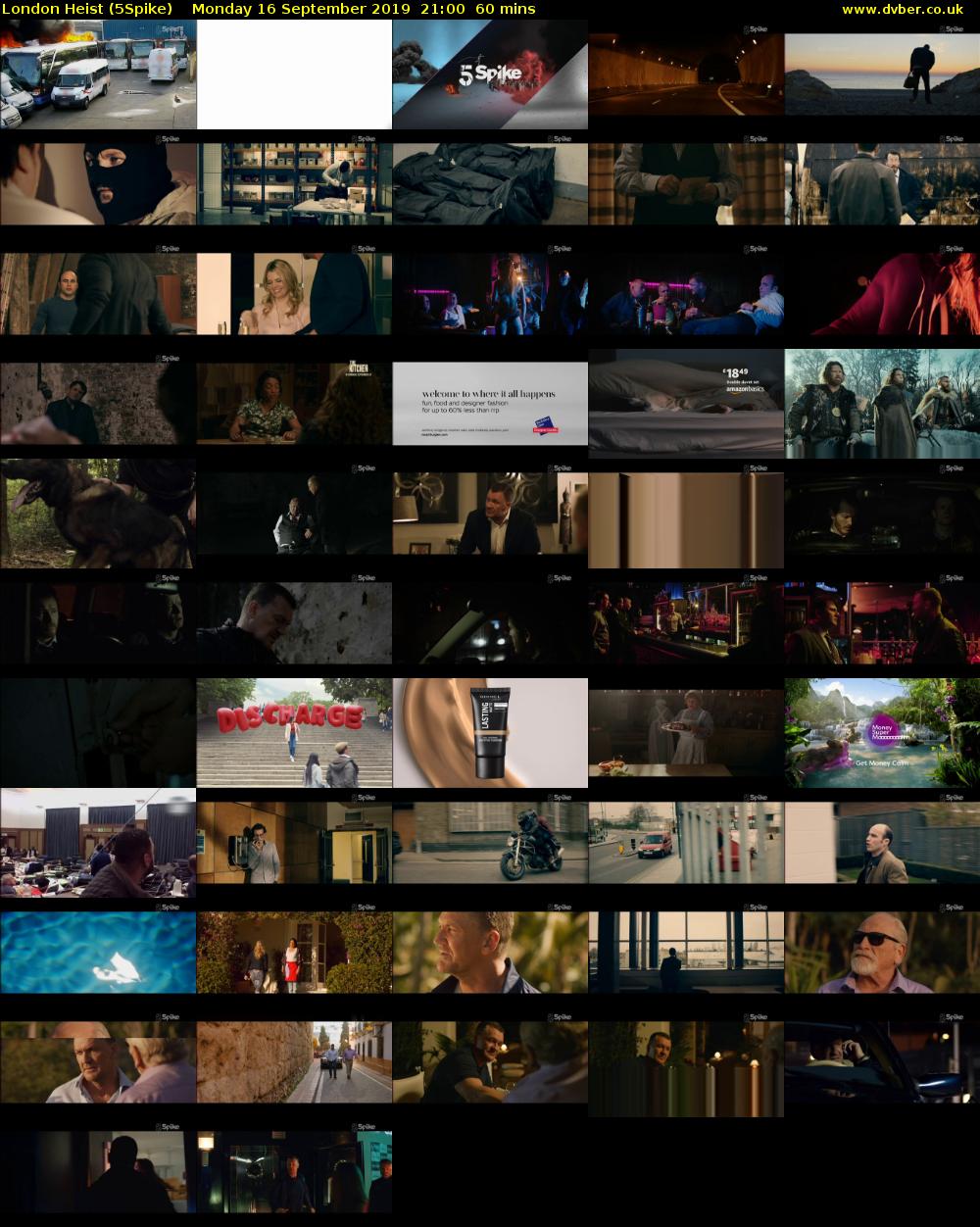 London Heist (5Spike) Monday 16 September 2019 21:00 - 22:00