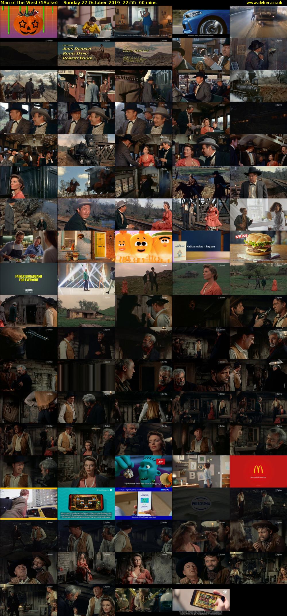 Man of the West (5Spike) Sunday 27 October 2019 22:55 - 23:55