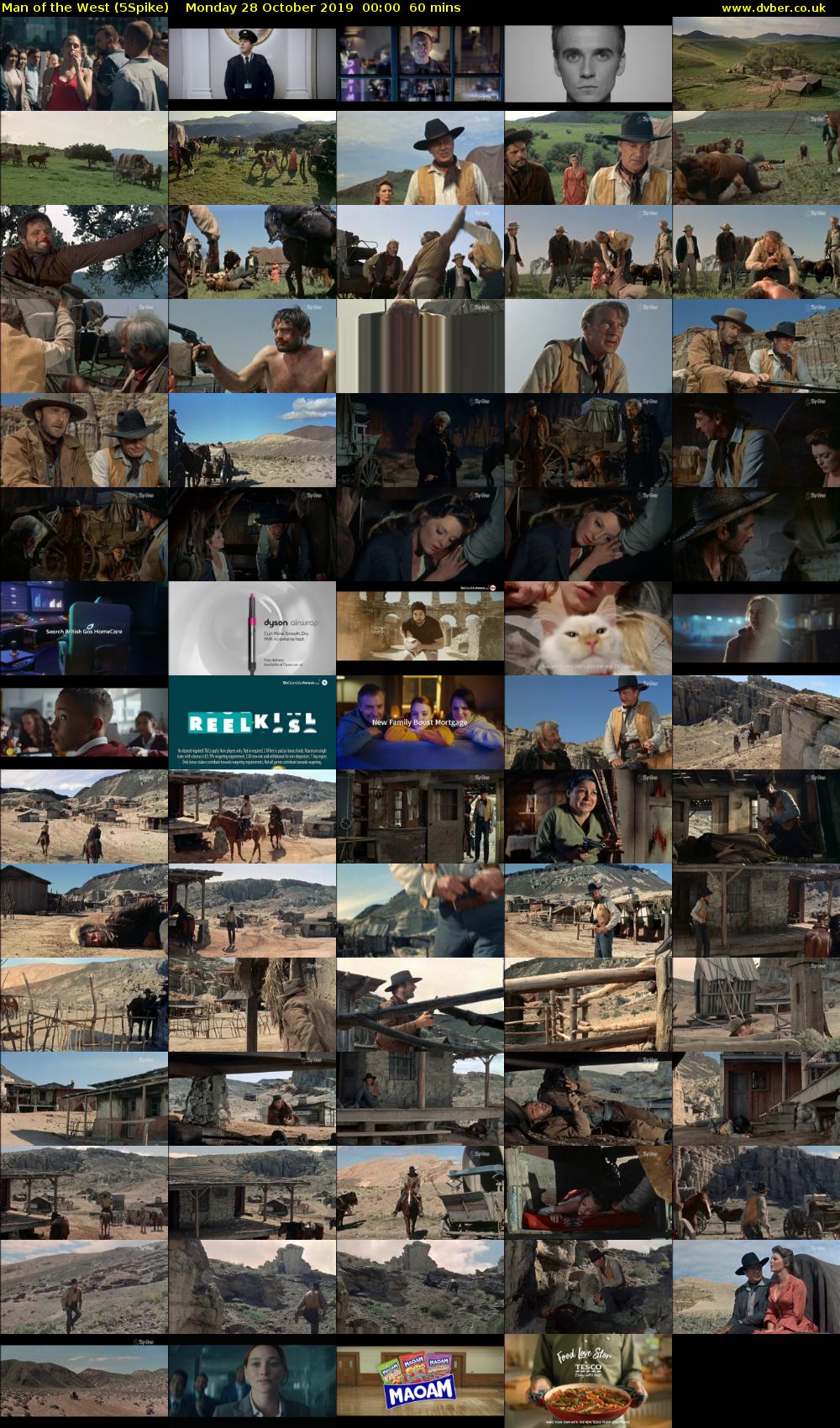 Man of the West (5Spike) Monday 28 October 2019 00:00 - 01:00