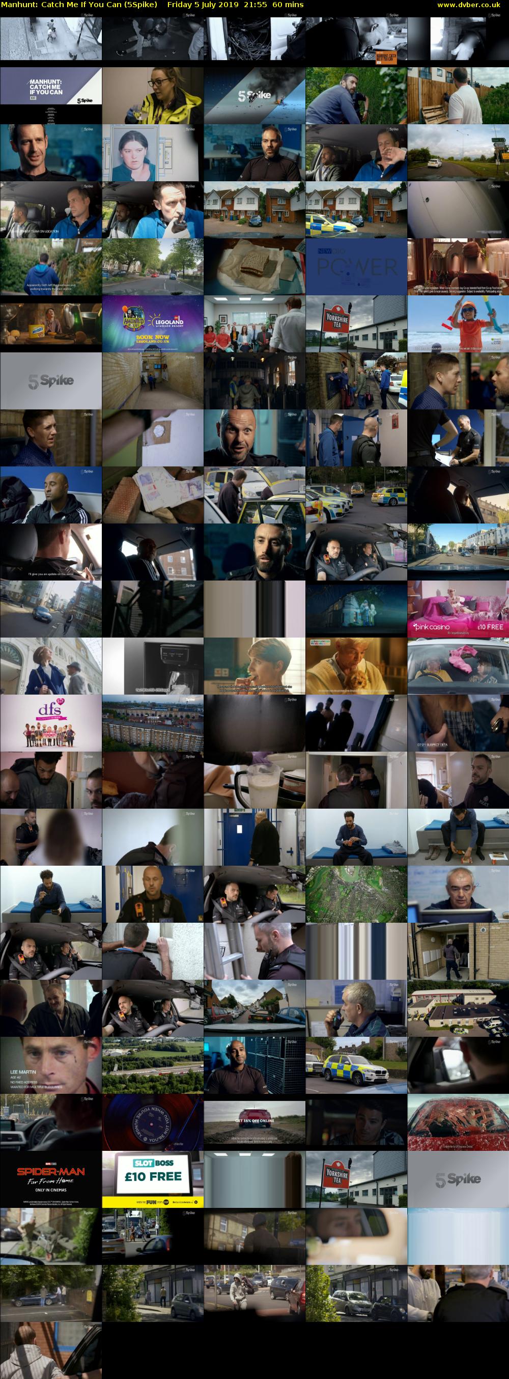 Manhunt: Catch Me If You Can (5Spike) Friday 5 July 2019 21:55 - 22:55