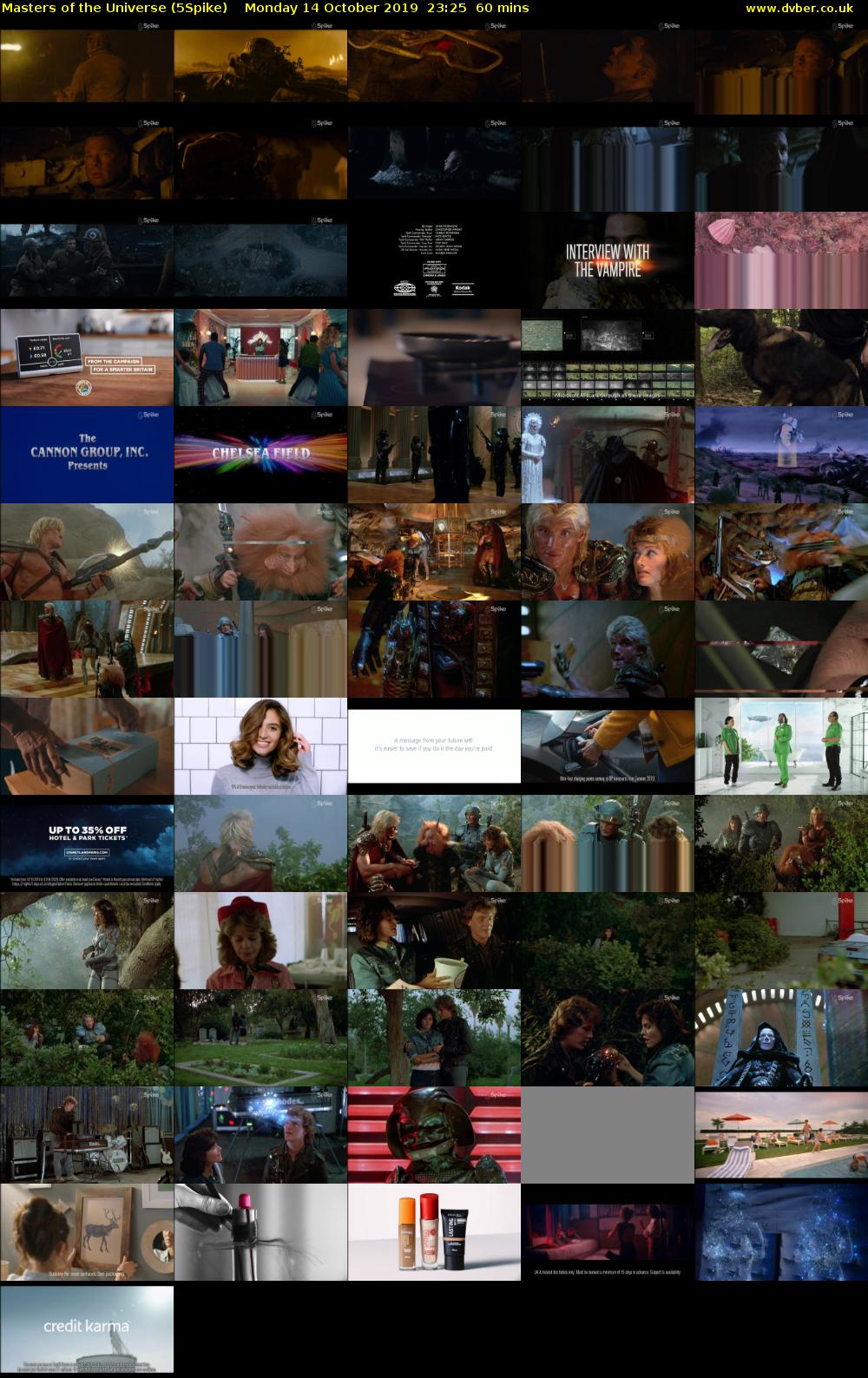 Masters of the Universe (5Spike) Monday 14 October 2019 23:25 - 00:25