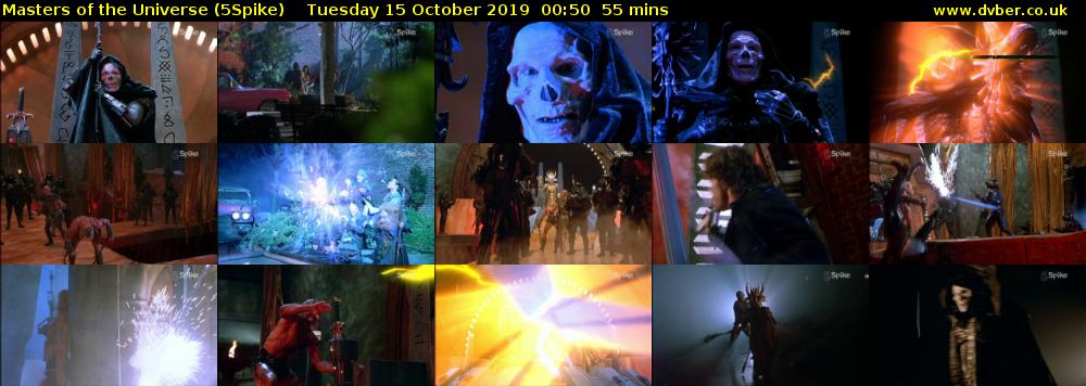 Masters of the Universe (5Spike) Tuesday 15 October 2019 00:50 - 01:45