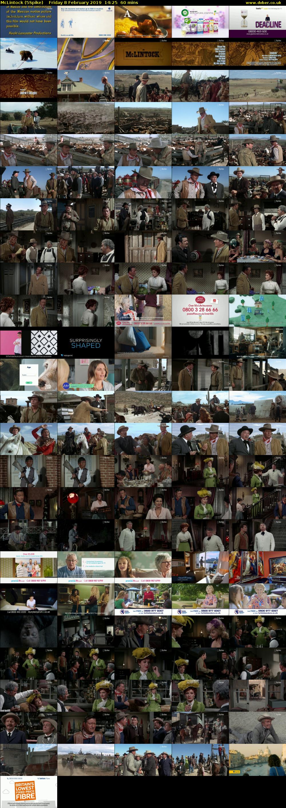 McLintock (5Spike) Friday 8 February 2019 14:25 - 15:25