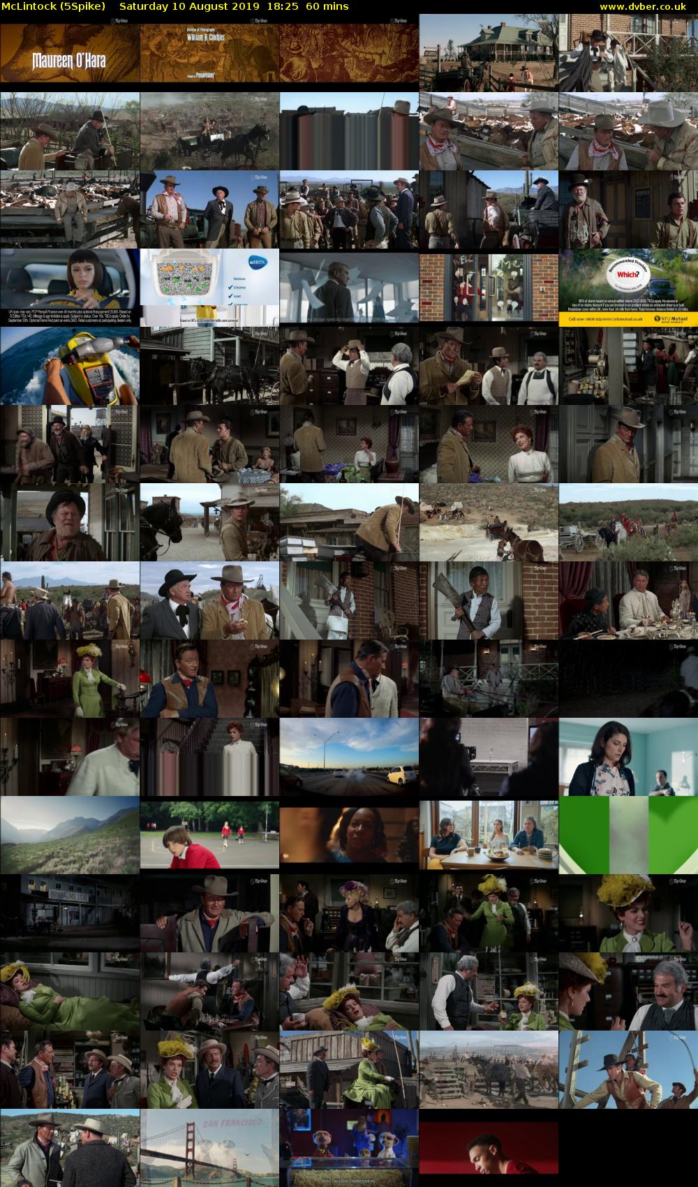 McLintock (5Spike) Saturday 10 August 2019 18:25 - 19:25