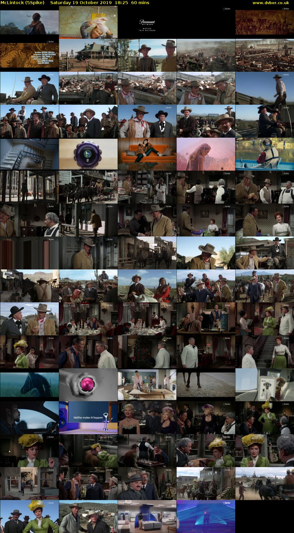 McLintock (5Spike) Saturday 19 October 2019 18:25 - 19:25