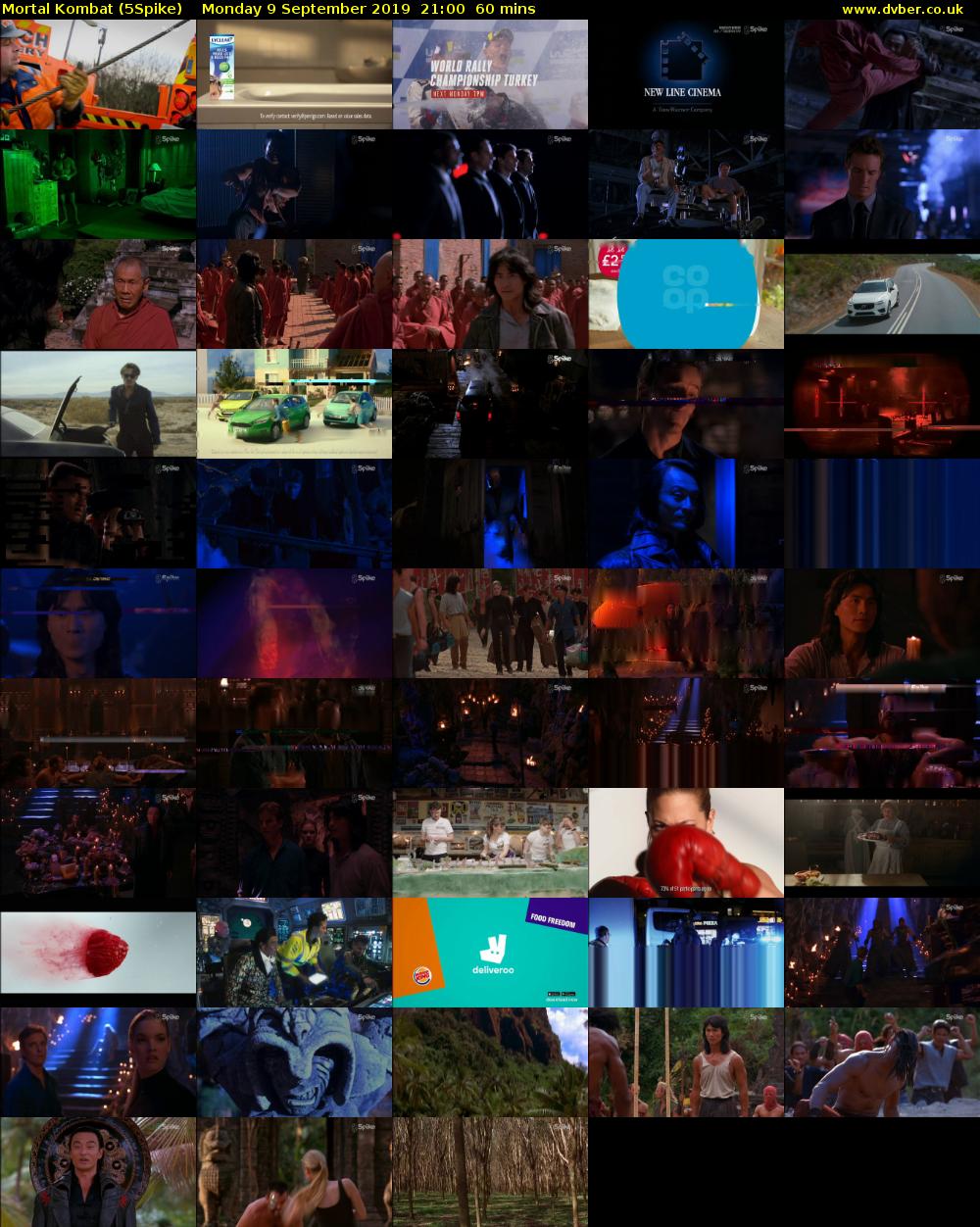 Mortal Kombat (5Spike) Monday 9 September 2019 21:00 - 22:00