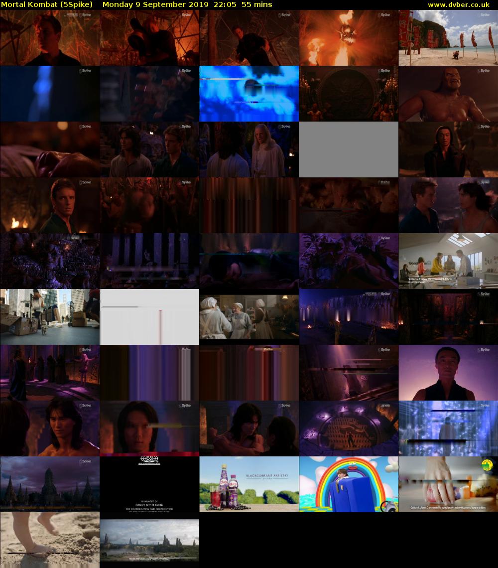 Mortal Kombat (5Spike) Monday 9 September 2019 22:05 - 23:00