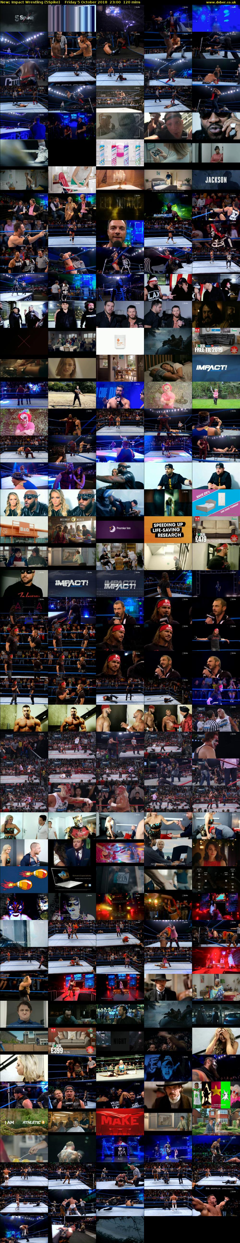 New; Impact Wrestling (5Spike) Friday 5 October 2018 23:00 - 01:00