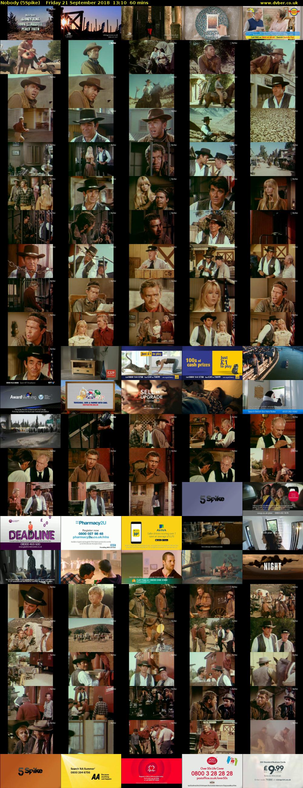 Nobody (5Spike) Friday 21 September 2018 13:10 - 14:10