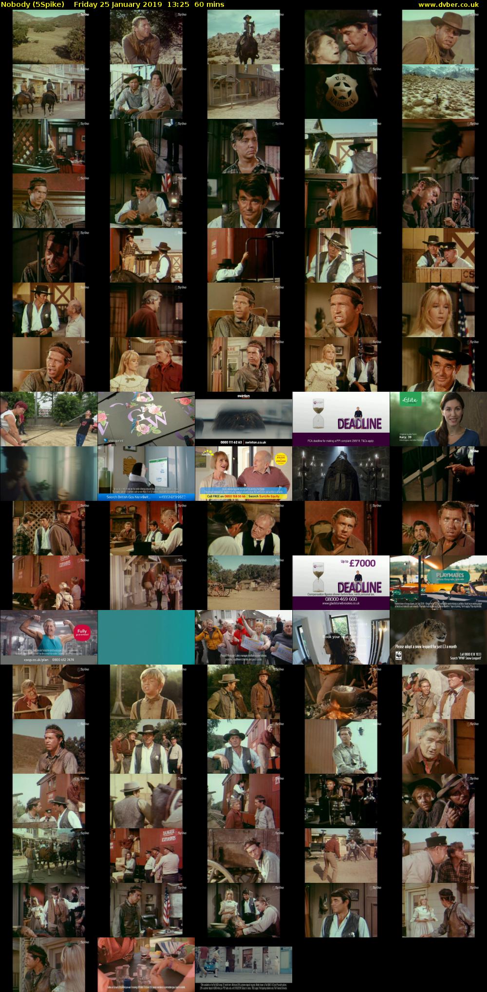 Nobody (5Spike) Friday 25 January 2019 13:25 - 14:25