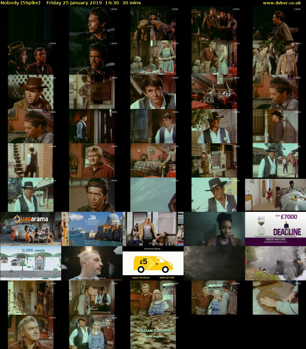 Nobody (5Spike) Friday 25 January 2019 14:30 - 15:00