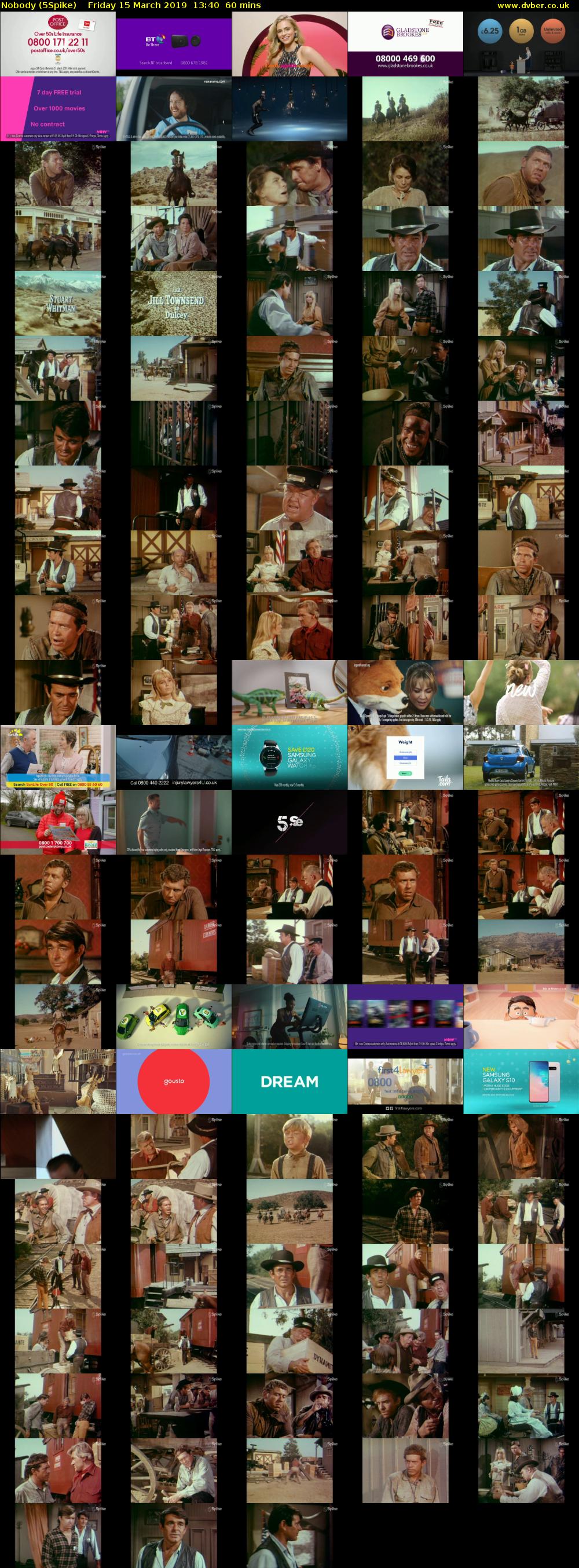 Nobody (5Spike) Friday 15 March 2019 13:40 - 14:40