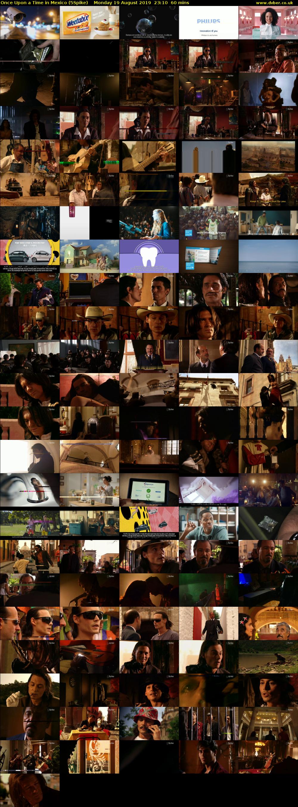 Once Upon a Time in Mexico (5Spike) Monday 19 August 2019 23:10 - 00:10
