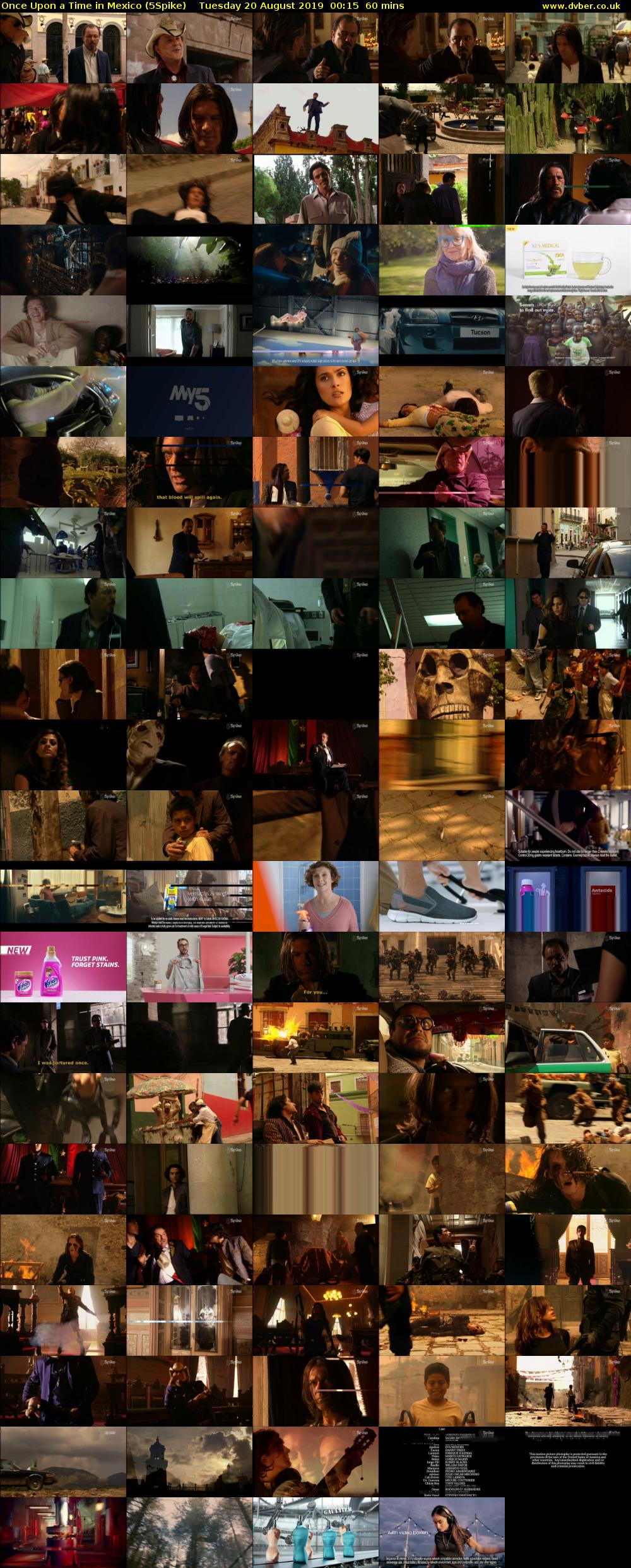 Once Upon a Time in Mexico (5Spike) Tuesday 20 August 2019 00:15 - 01:15