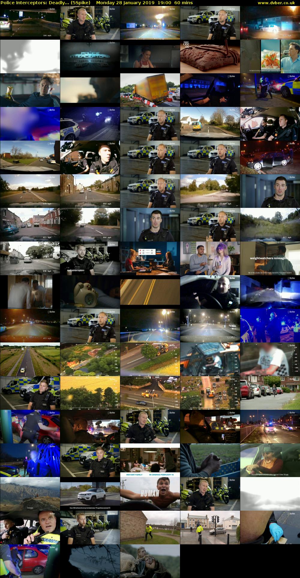 Police Interceptors: Deadly... (5Spike) Monday 28 January 2019 19:00 - 20:00