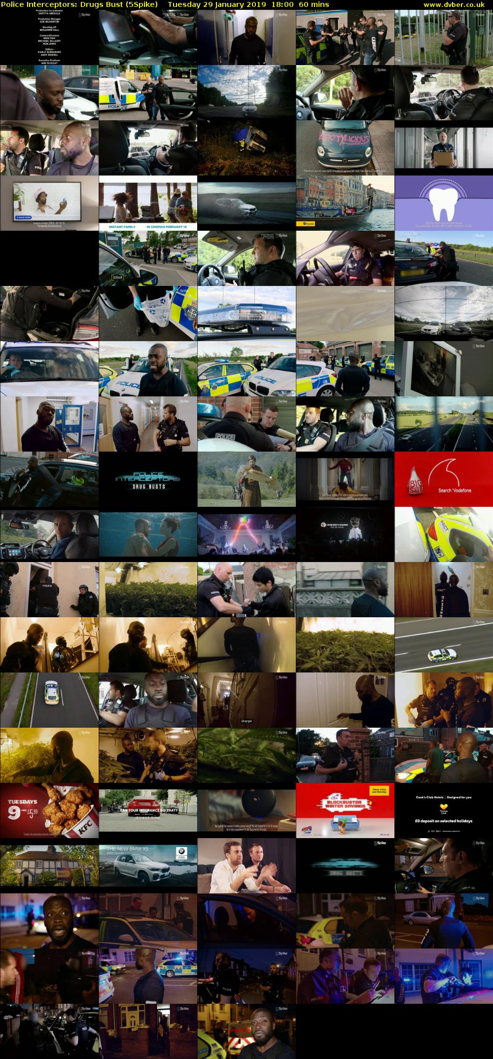 Police Interceptors: Drugs Bust (5Spike) Tuesday 29 January 2019 18:00 - 19:00