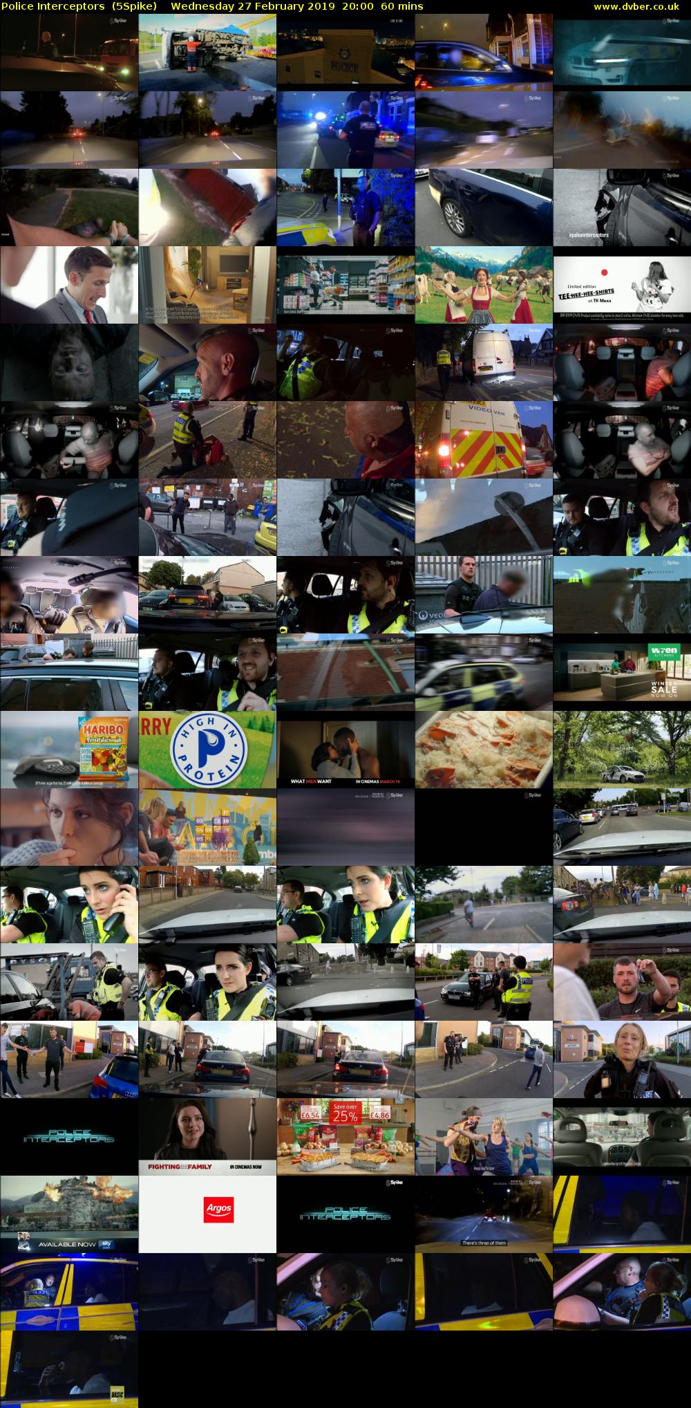 Police Interceptors  (5Spike) Wednesday 27 February 2019 20:00 - 21:00