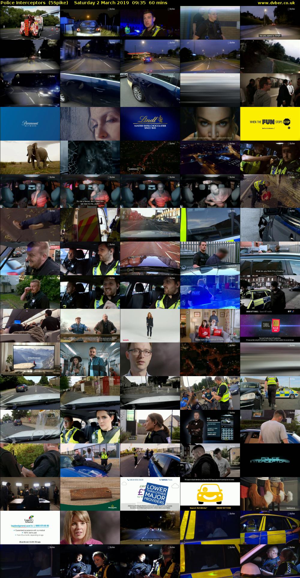 Police Interceptors  (5Spike) Saturday 2 March 2019 09:35 - 10:35