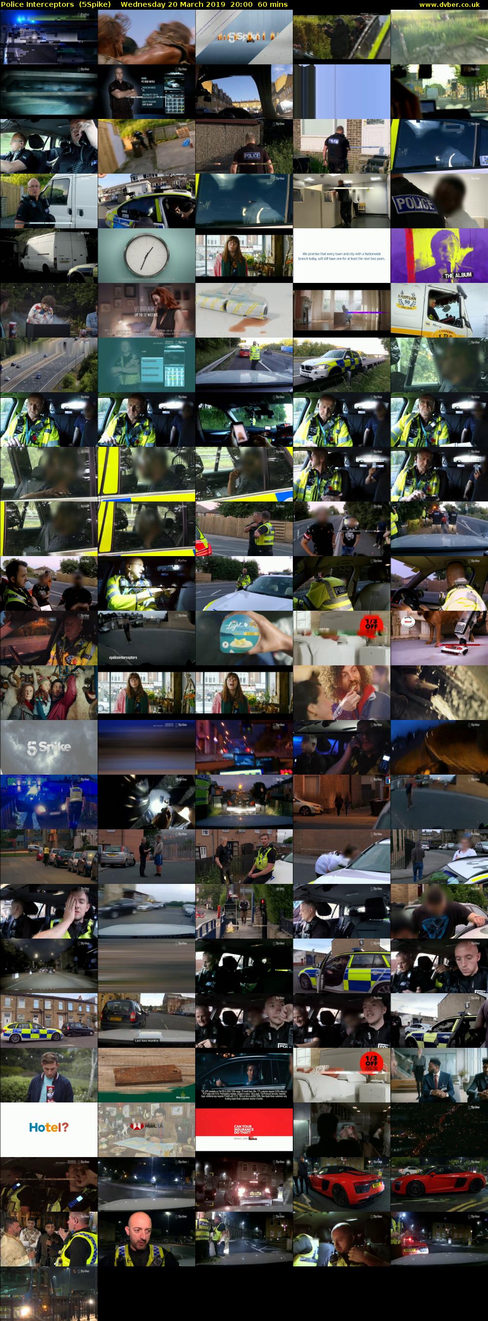 Police Interceptors  (5Spike) Wednesday 20 March 2019 20:00 - 21:00