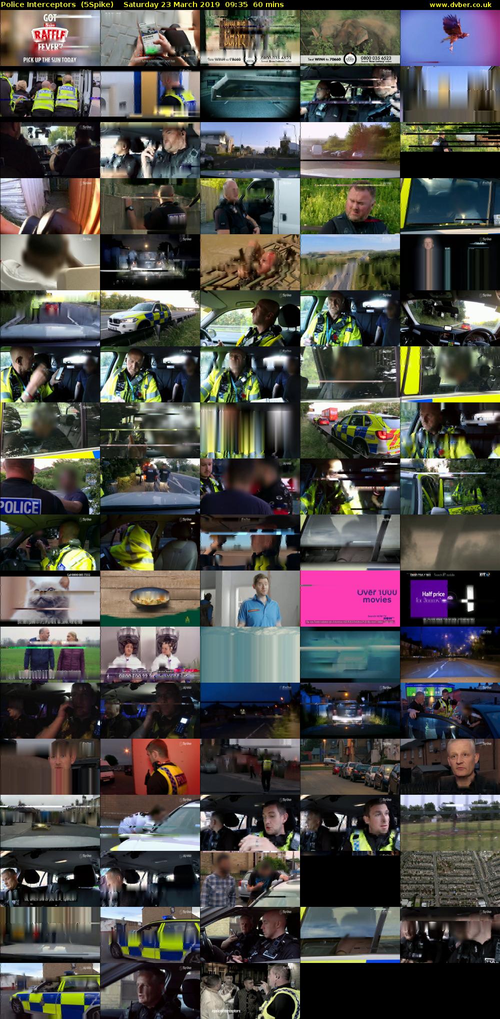 Police Interceptors  (5Spike) Saturday 23 March 2019 09:35 - 10:35