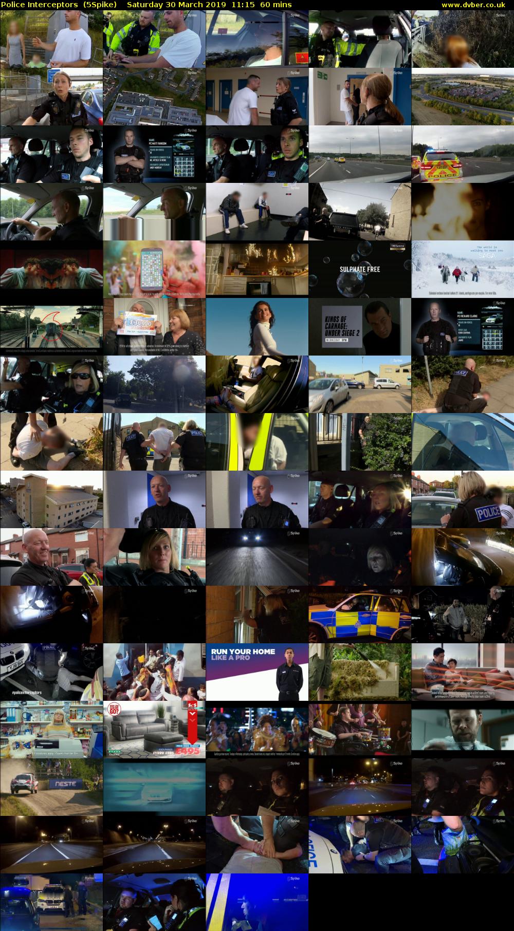 Police Interceptors  (5Spike) Saturday 30 March 2019 11:15 - 12:15