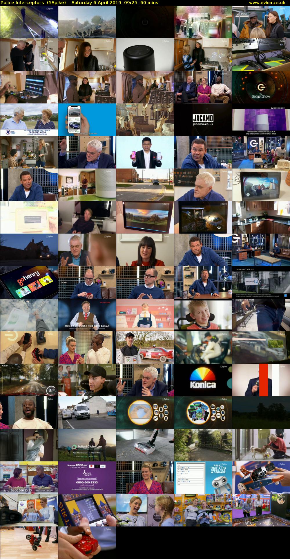 Police Interceptors  (5Spike) Saturday 6 April 2019 09:25 - 10:25