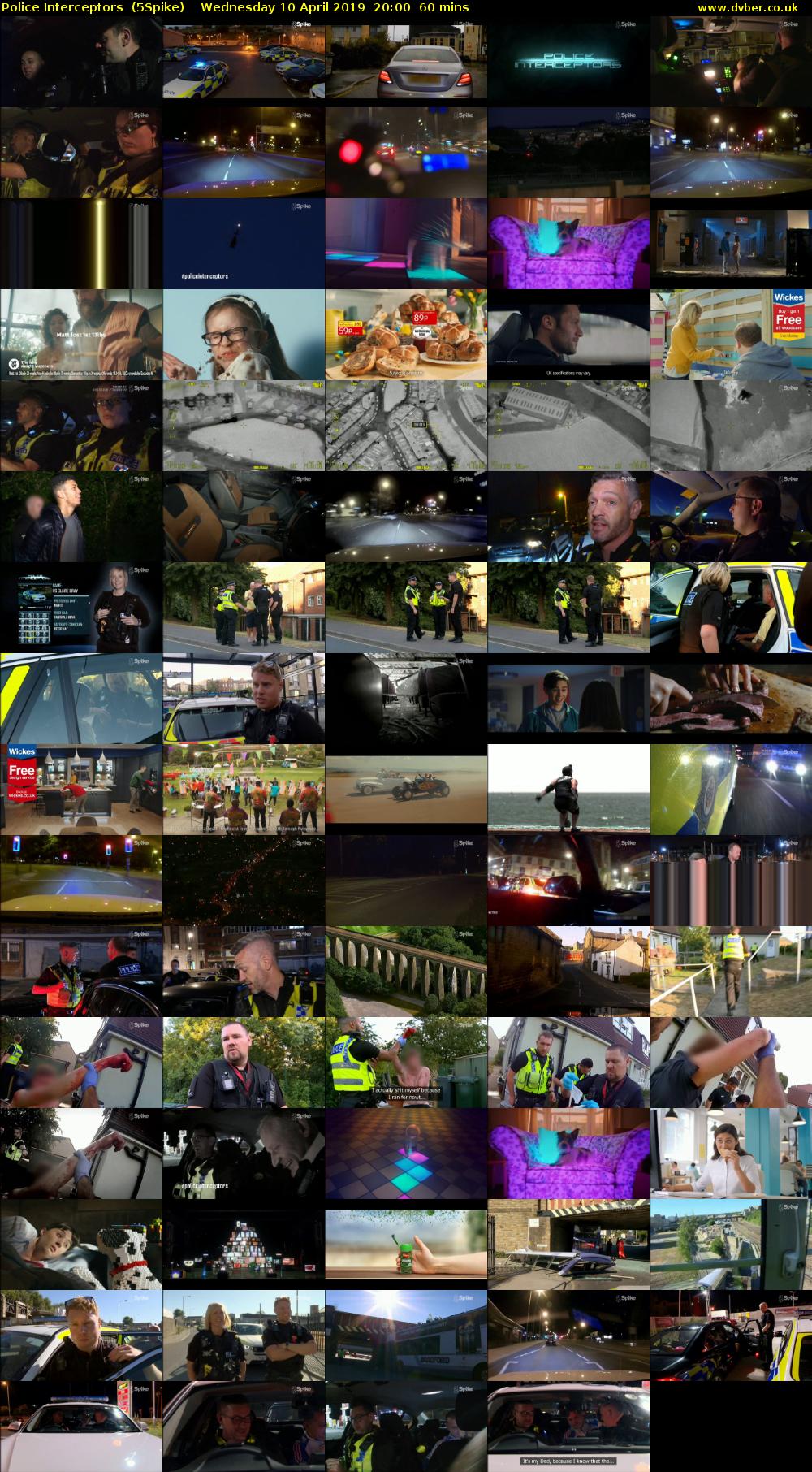 Police Interceptors  (5Spike) Wednesday 10 April 2019 20:00 - 21:00