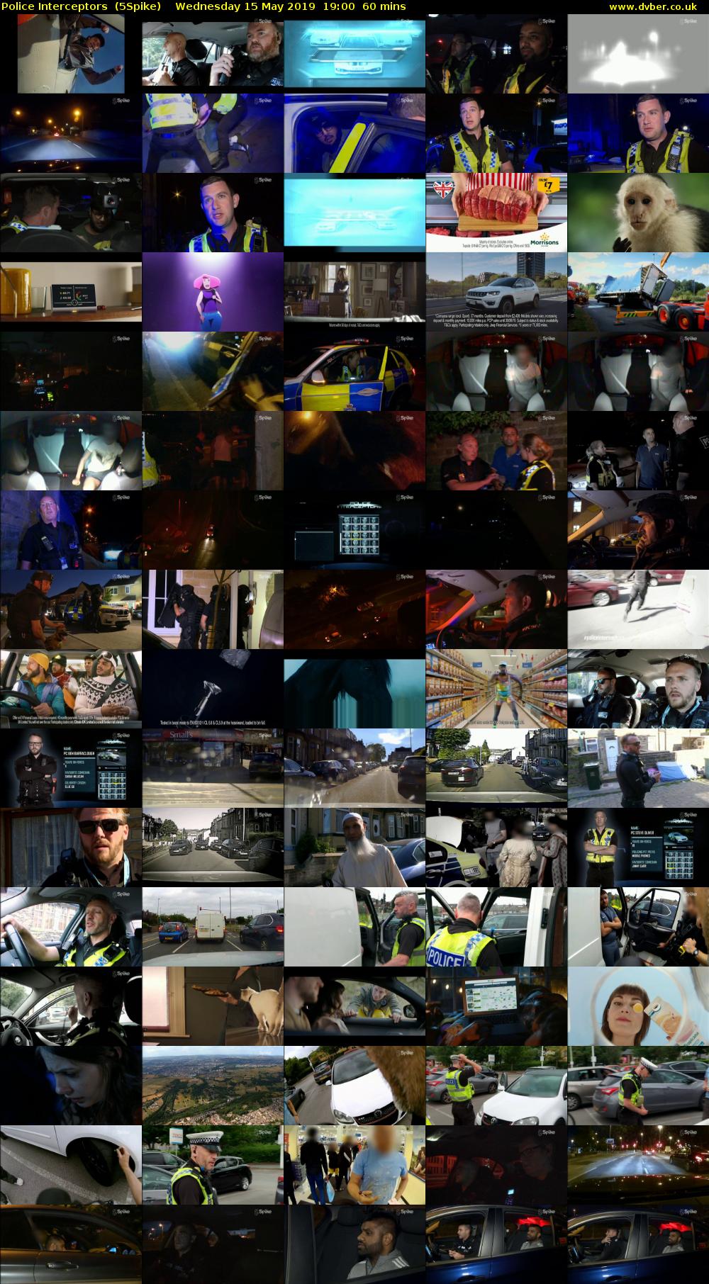Police Interceptors  (5Spike) Wednesday 15 May 2019 19:00 - 20:00