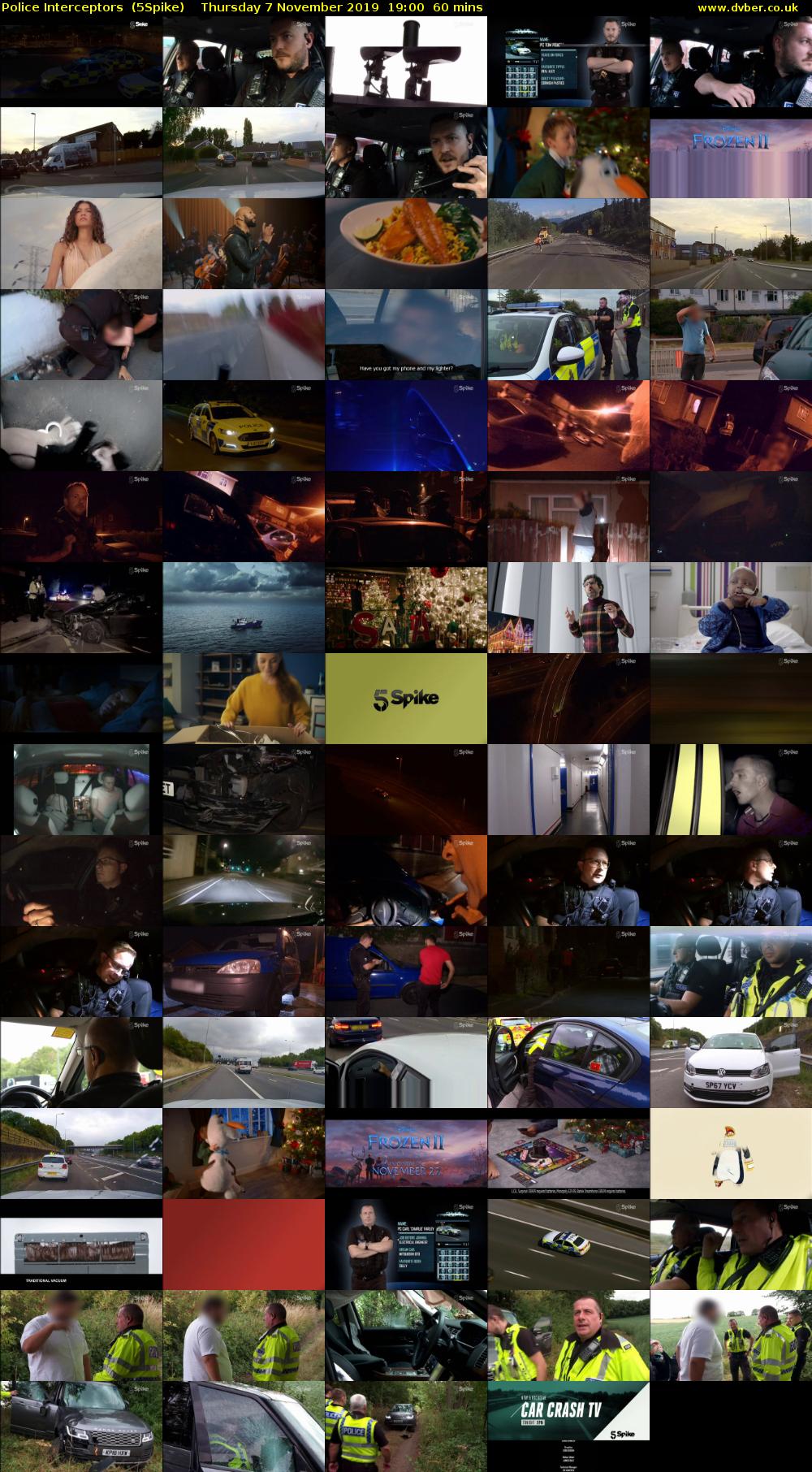 Police Interceptors  (5Spike) Thursday 7 November 2019 19:00 - 20:00