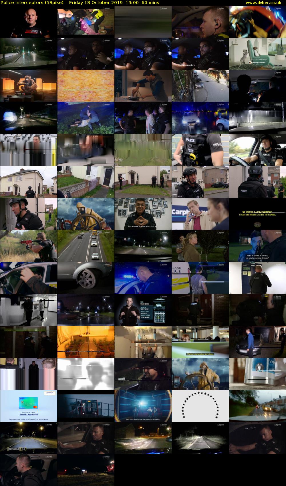 Police Interceptors (5Spike) Friday 18 October 2019 19:00 - 20:00