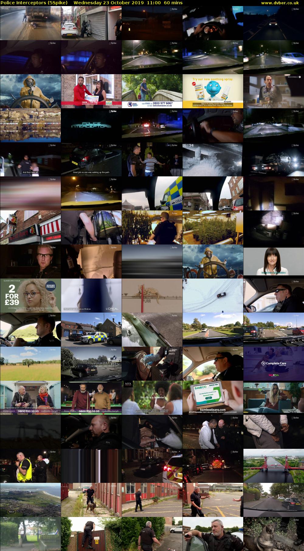 Police Interceptors (5Spike) Wednesday 23 October 2019 11:00 - 12:00