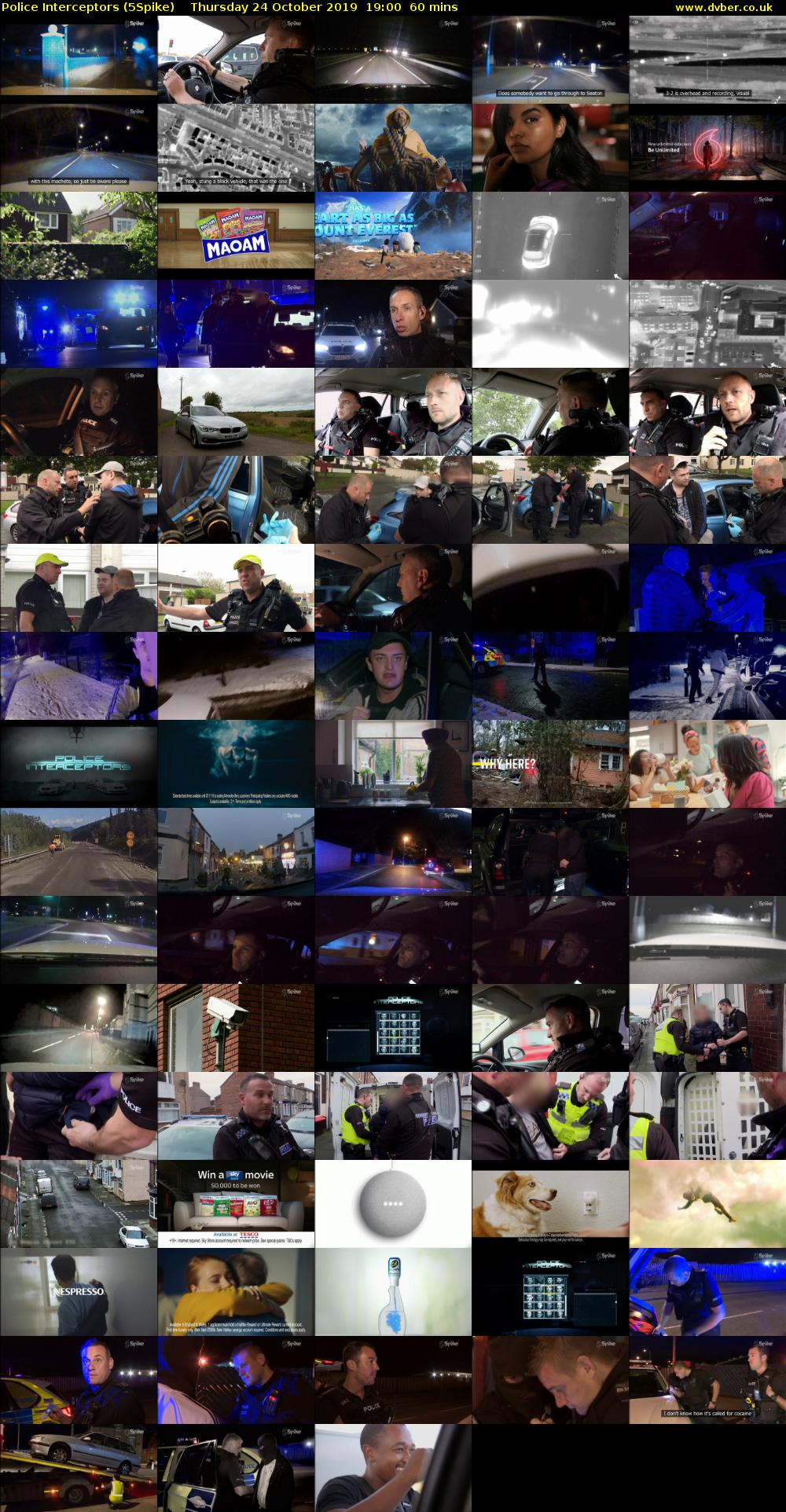 Police Interceptors (5Spike) Thursday 24 October 2019 19:00 - 20:00