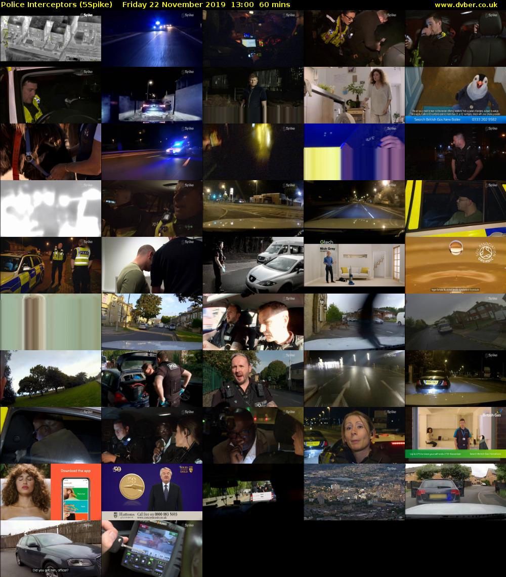 Police Interceptors (5Spike) Friday 22 November 2019 13:00 - 14:00