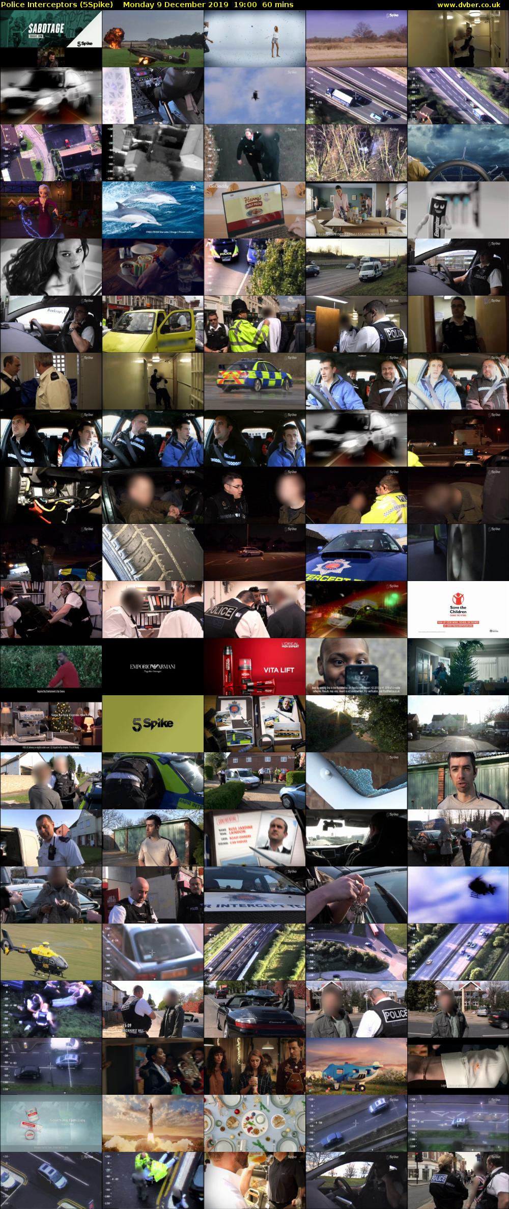 Police Interceptors (5Spike) Monday 9 December 2019 19:00 - 20:00