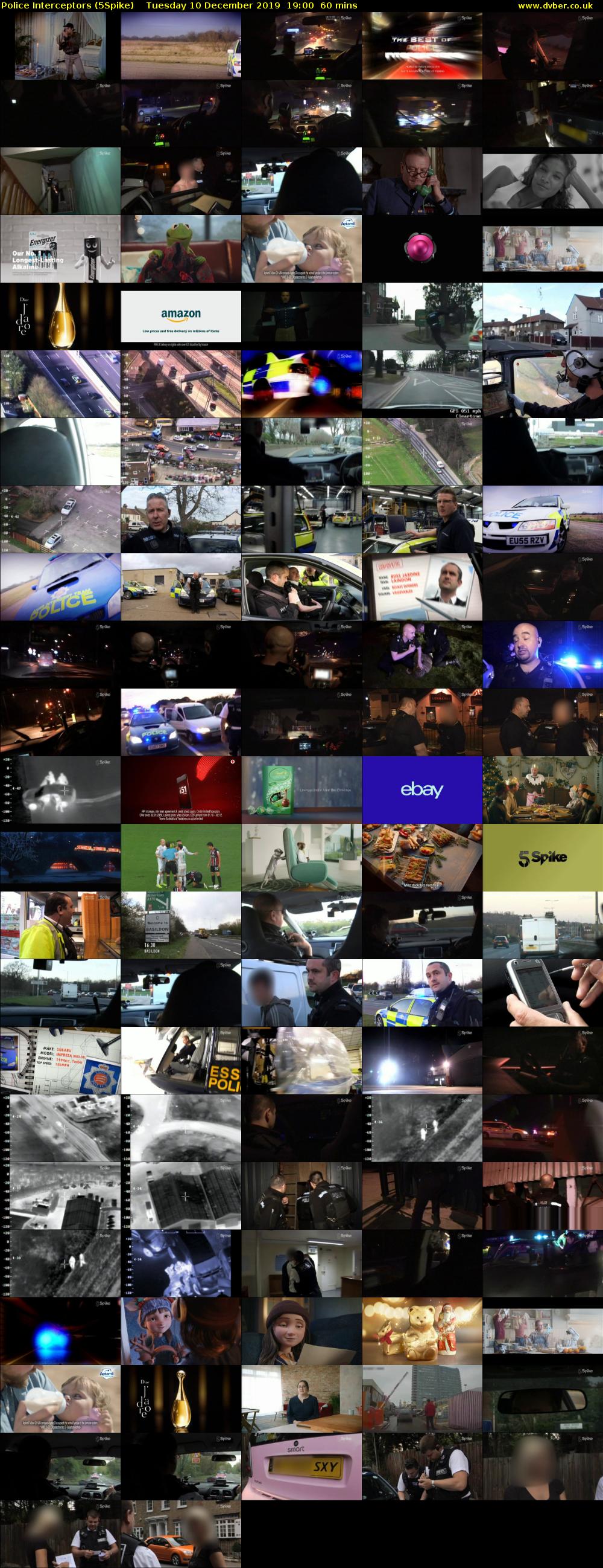 Police Interceptors (5Spike) Tuesday 10 December 2019 19:00 - 20:00