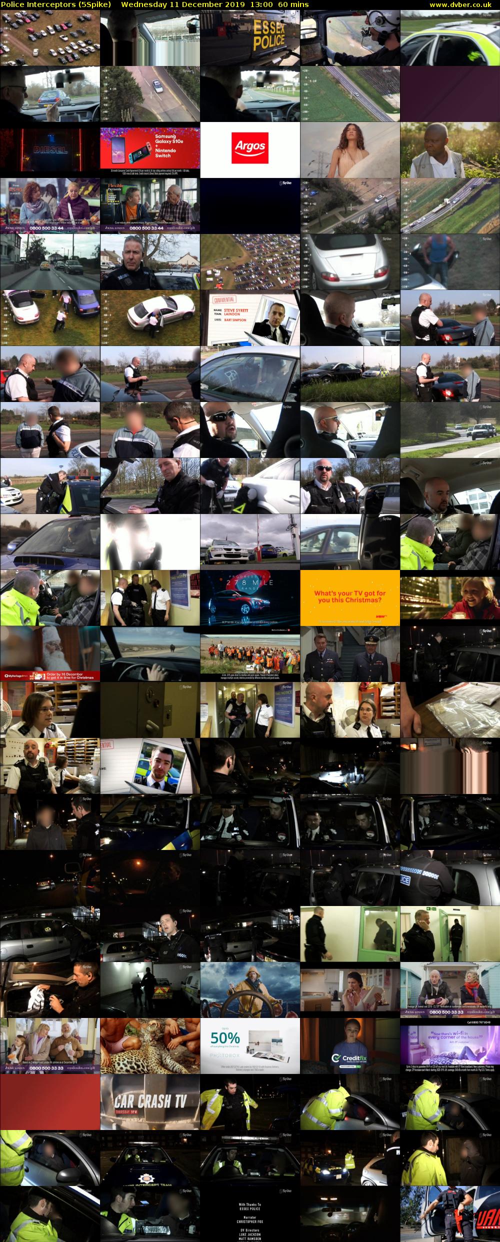 Police Interceptors (5Spike) Wednesday 11 December 2019 13:00 - 14:00