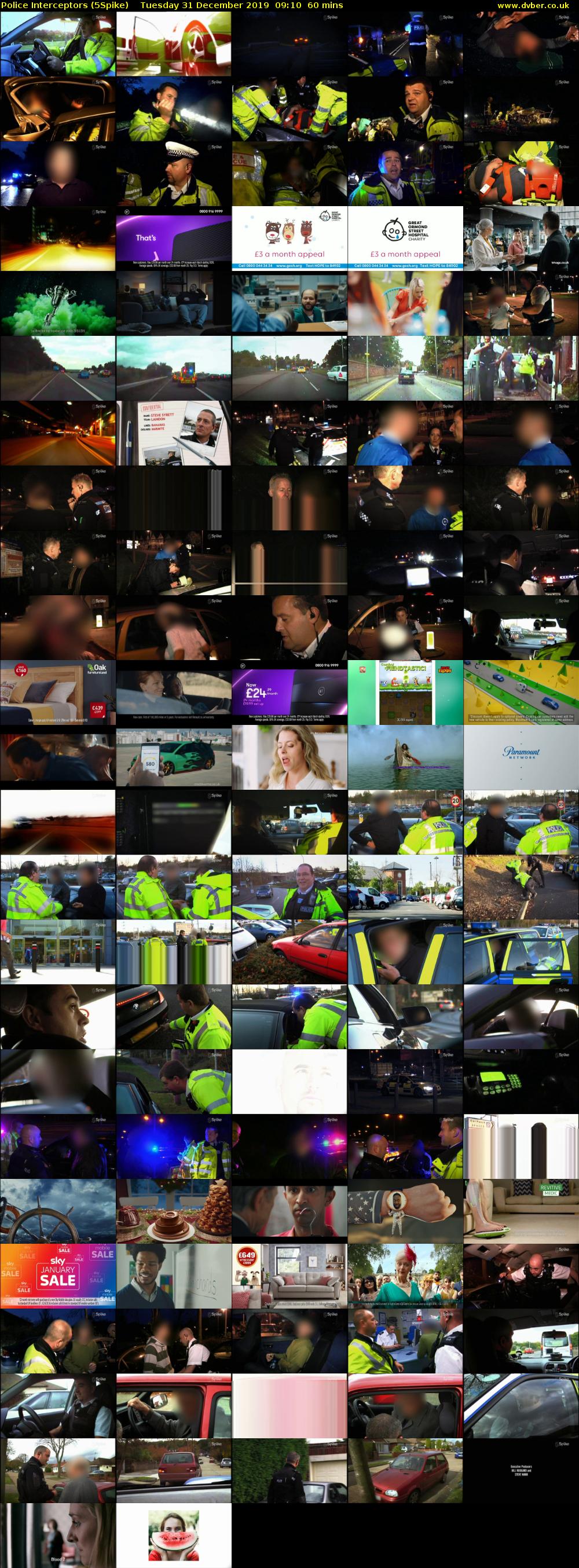 Police Interceptors (5Spike) Tuesday 31 December 2019 09:10 - 10:10