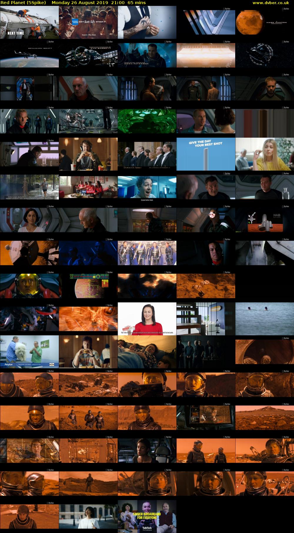 Red Planet (5Spike) Monday 26 August 2019 21:00 - 22:05