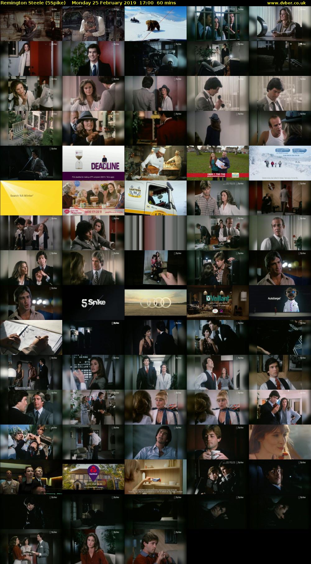 Remington Steele (5Spike) Monday 25 February 2019 17:00 - 18:00