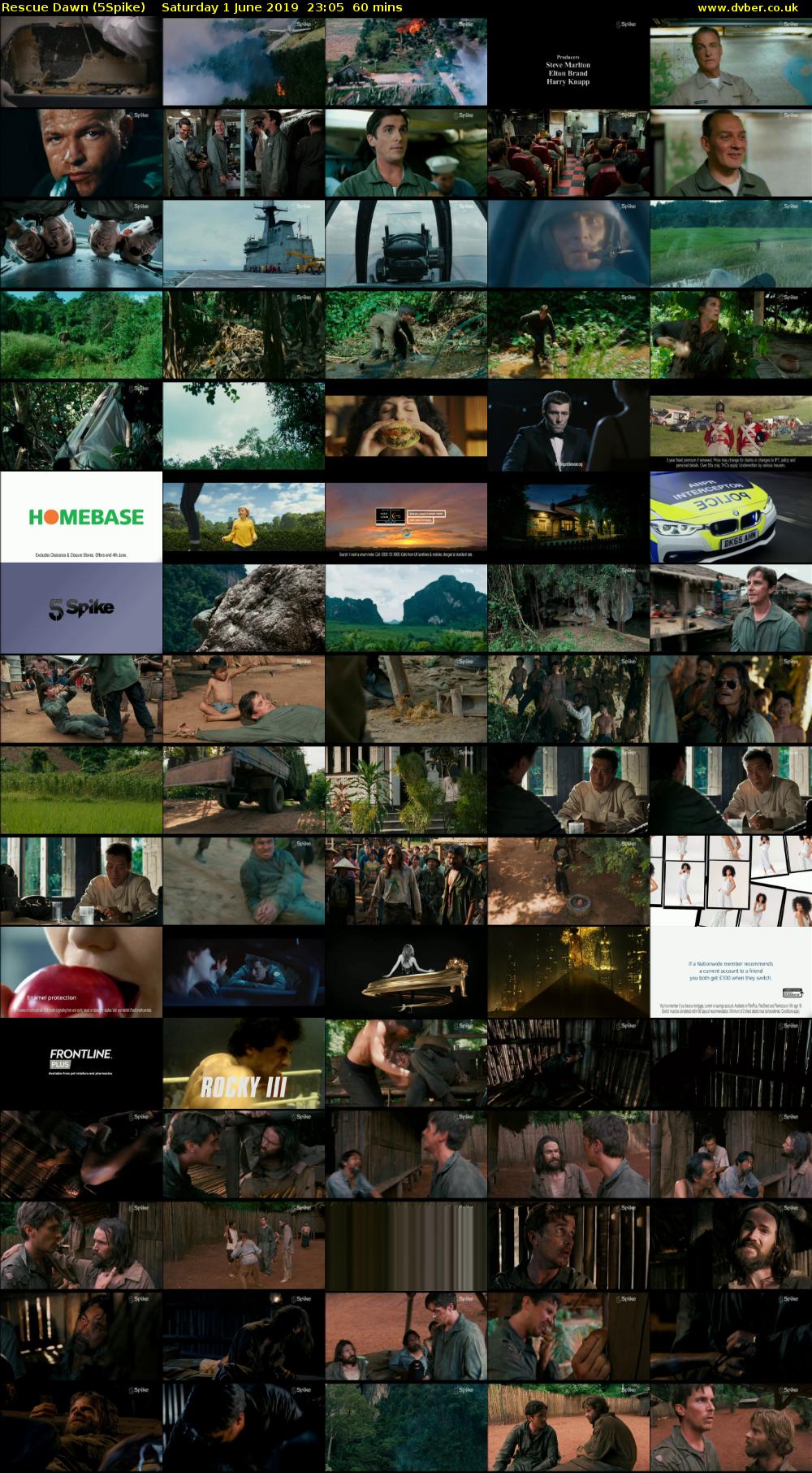 Rescue Dawn (5Spike) Saturday 1 June 2019 23:05 - 00:05