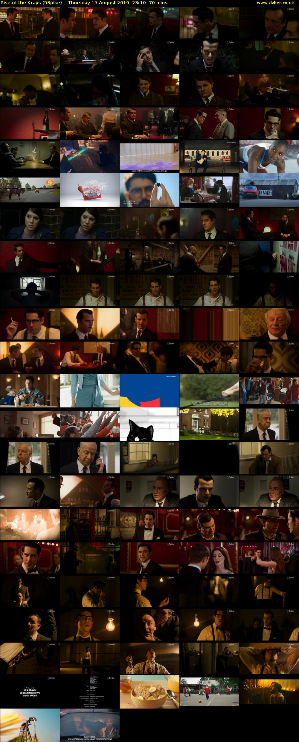 Rise of the Krays (5Spike) Thursday 15 August 2019 23:10 - 00:20