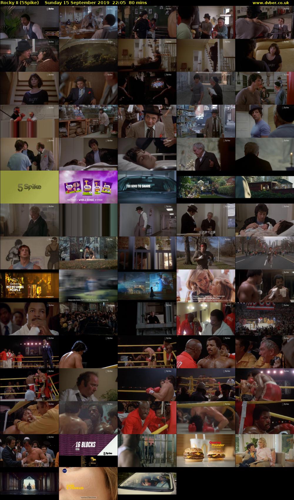 Rocky II (5Spike) Sunday 15 September 2019 22:05 - 23:25