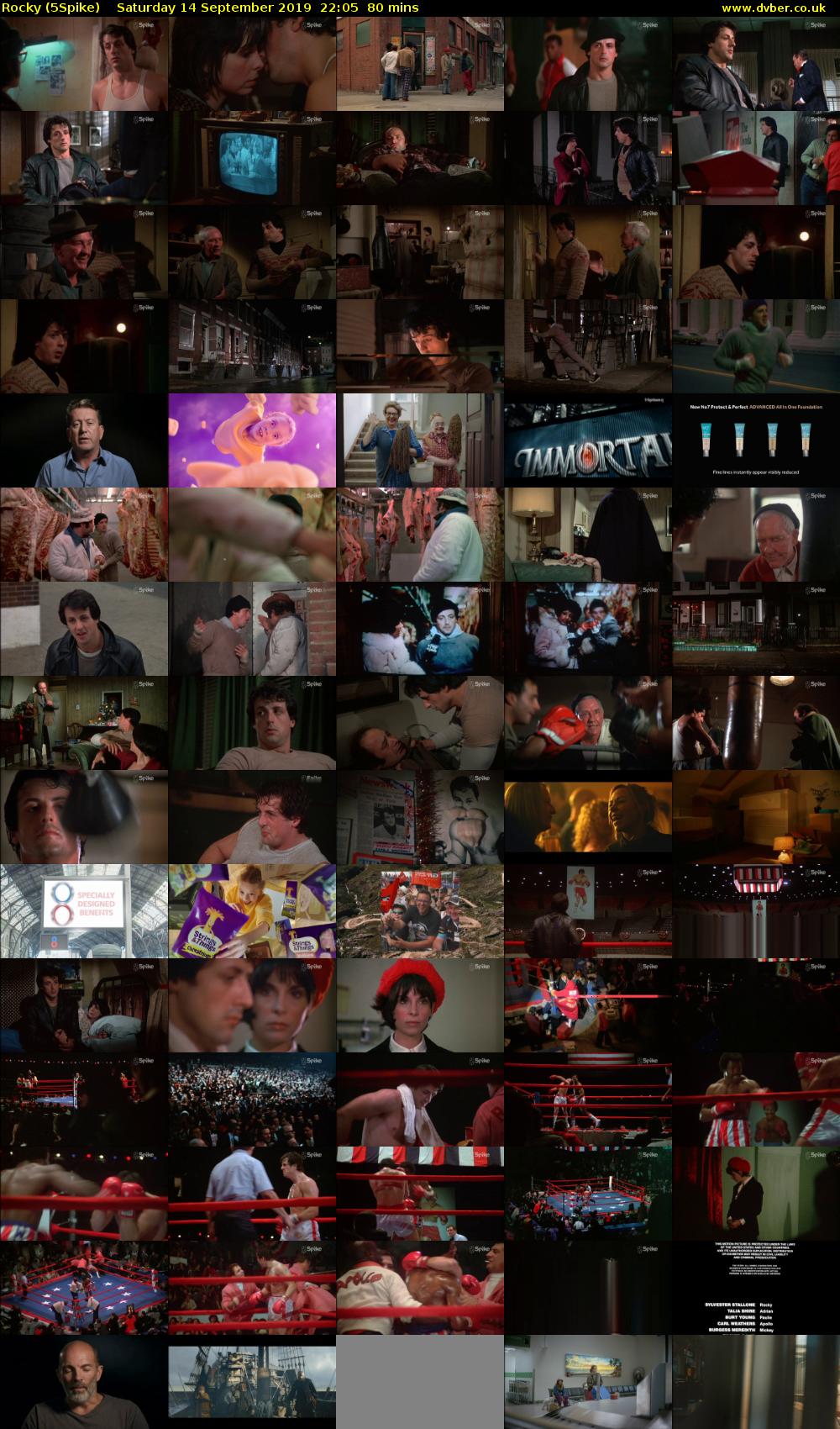 Rocky (5Spike) Saturday 14 September 2019 22:05 - 23:25